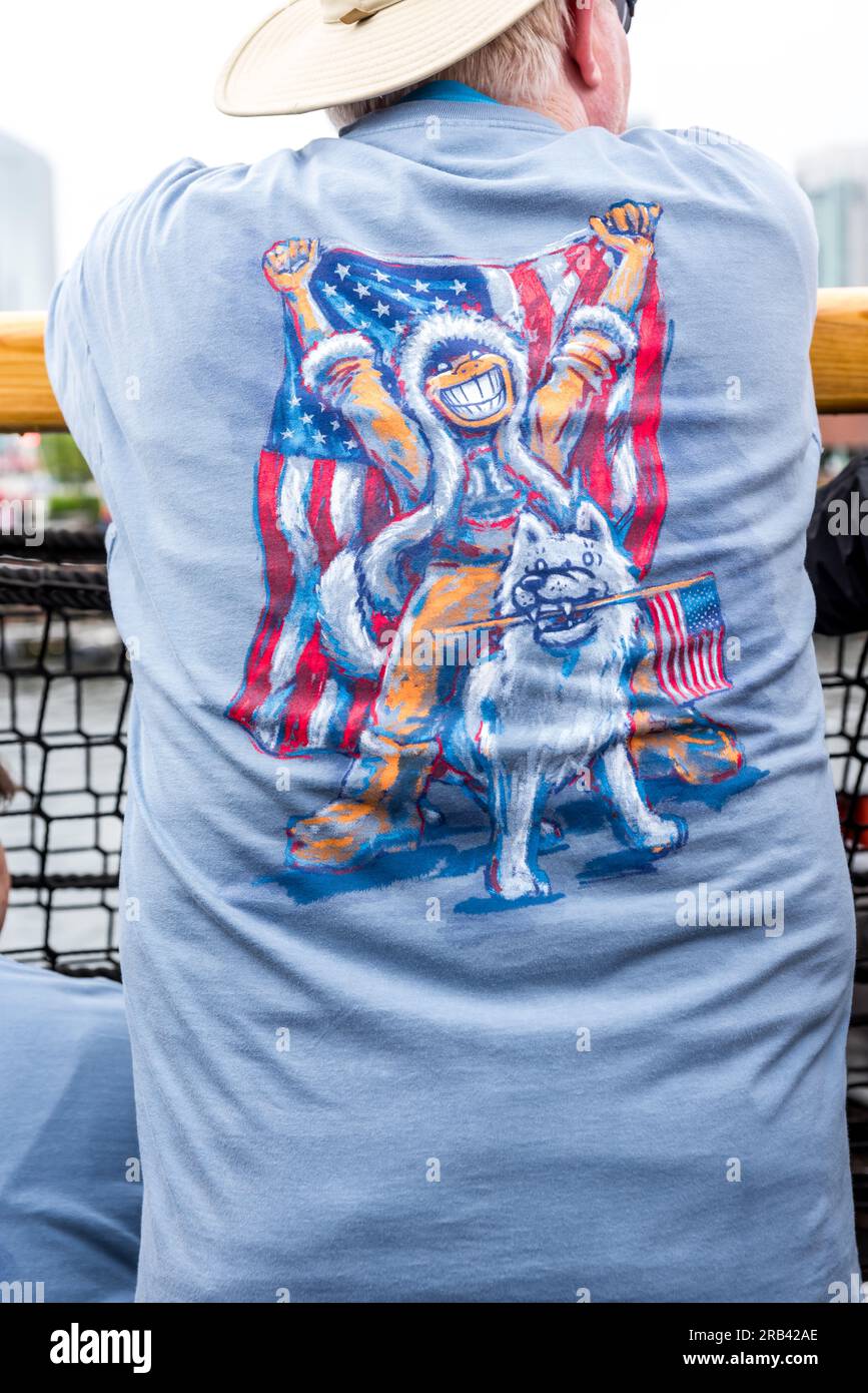 Uss constitution s fourth of july turnaround cruise stock photo alamy