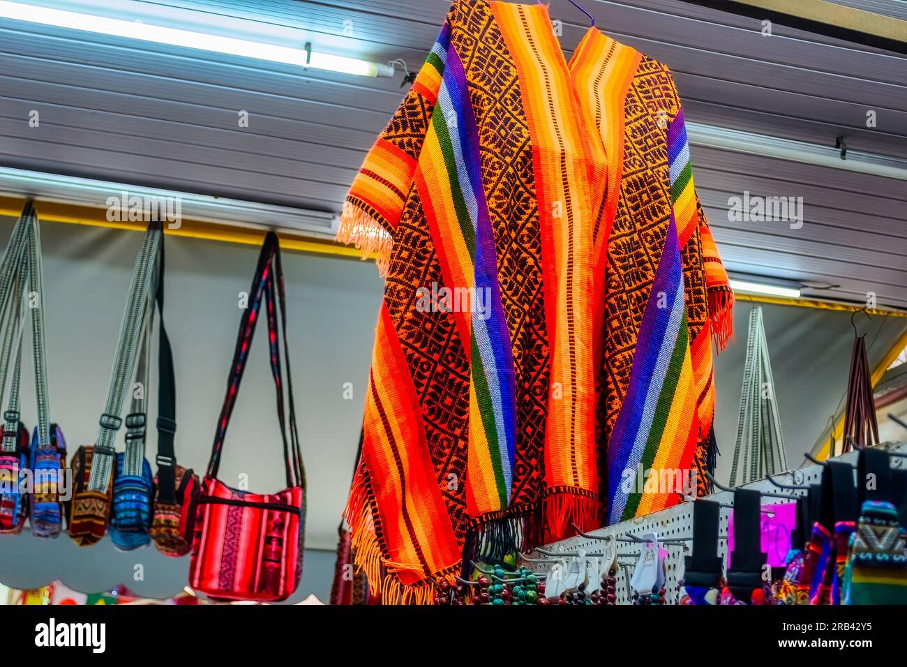 Rio de Janeiro, Brazil - June 15, 2023: Retail activity in the city. Small business merchandise and lifestyle. Stock Photo