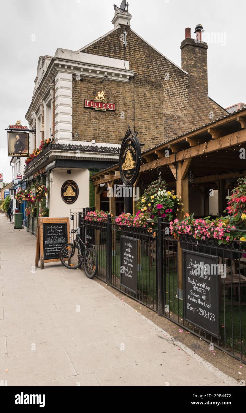 The Prince Albert public house on Hampton Road, Twickenham, London, TW2