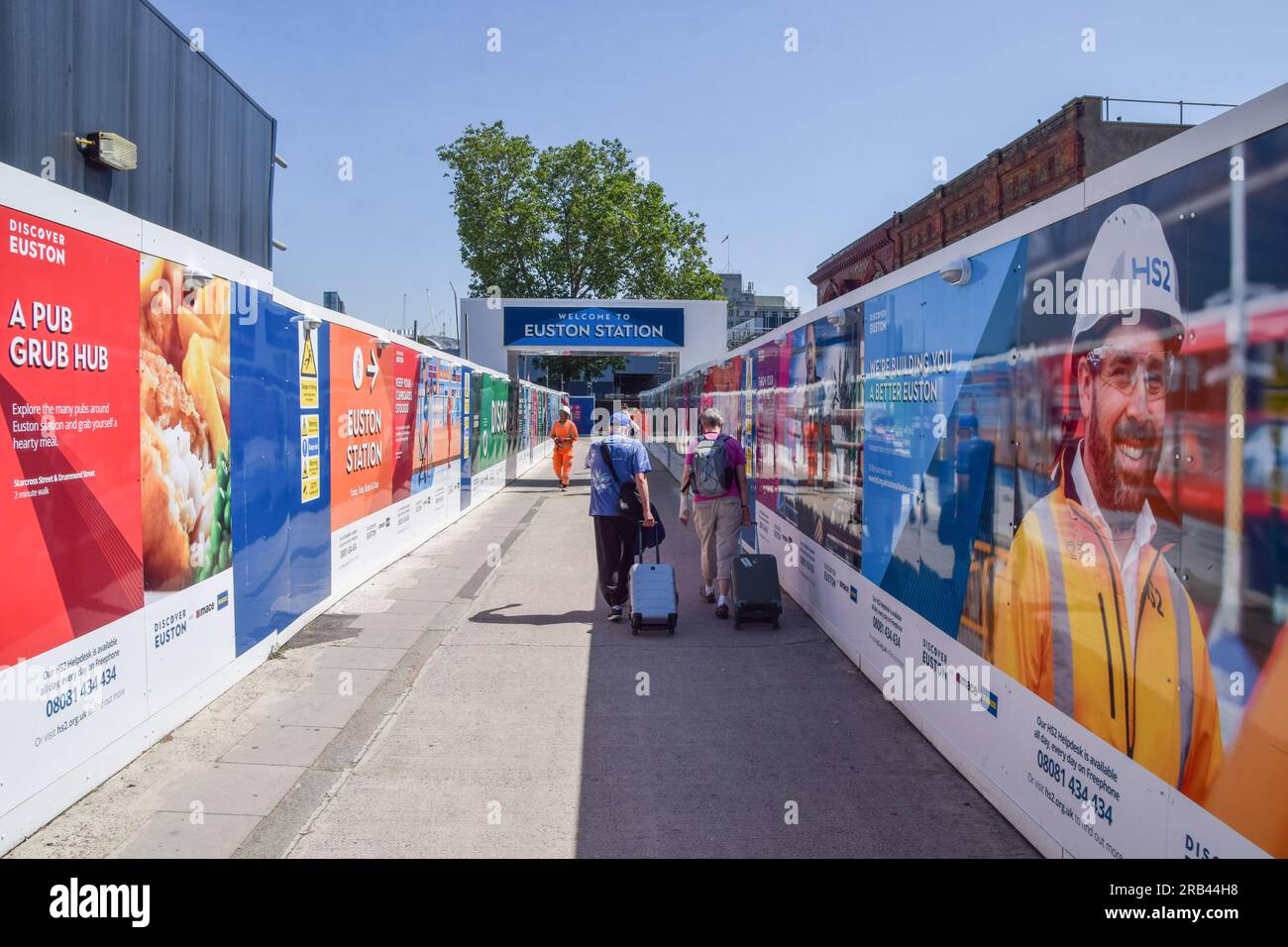 Euston station redevelopment hi-res stock photography and images - Alamy