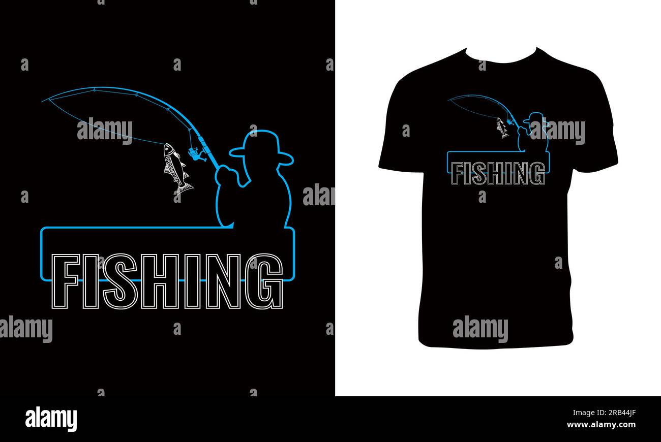Fishing T Shirt Design Stock Vector Image & Art Alamy