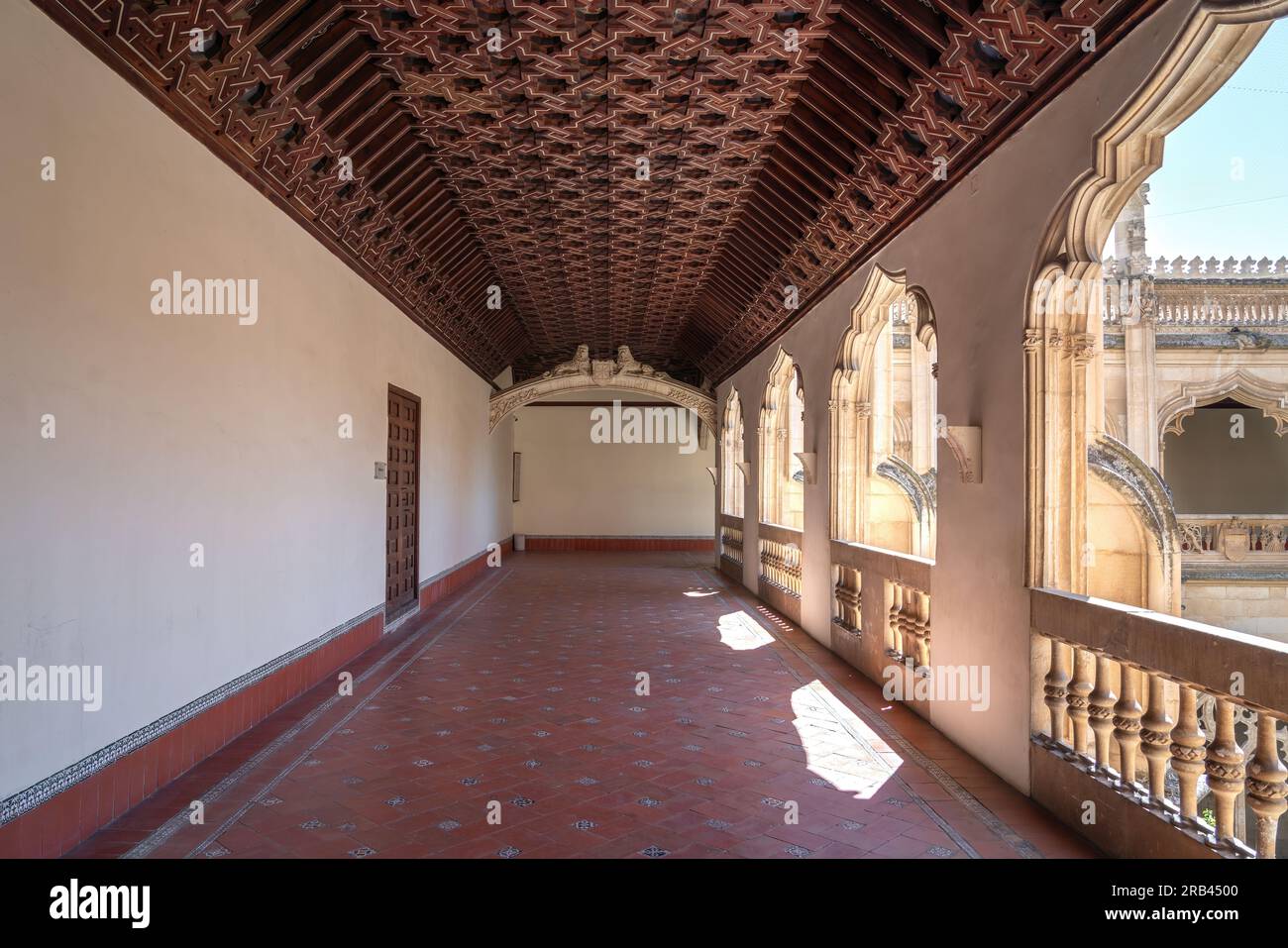 Upper Cloister at Monastery of San Juan de los Reyes - Toledo, Spain Stock Photo