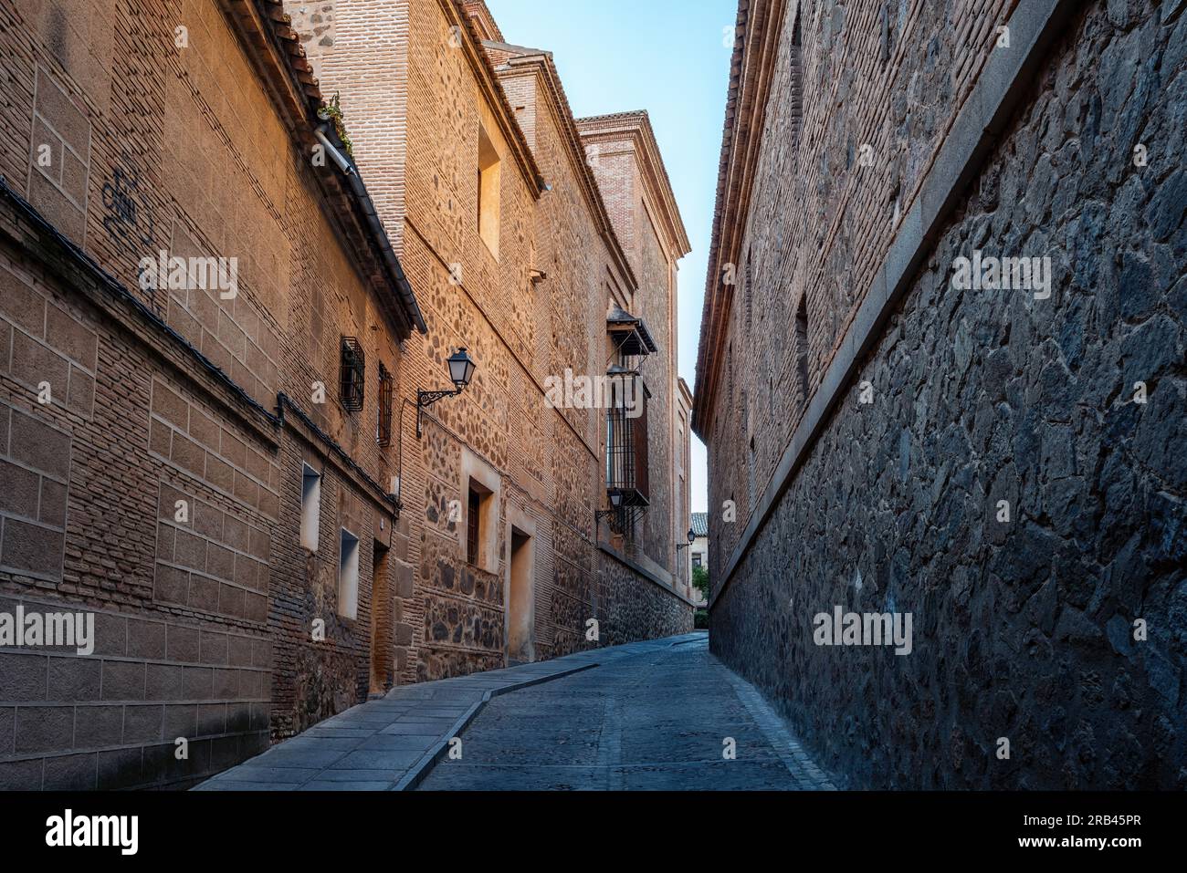 Old Street at Toledo - Toledo, Spain Stock Photo