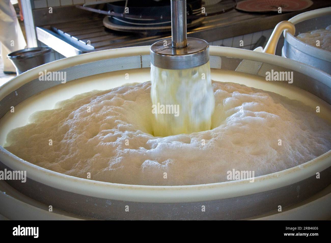 Switzerland, Canton Bern, Affoltern Im Emmental, dairy production of