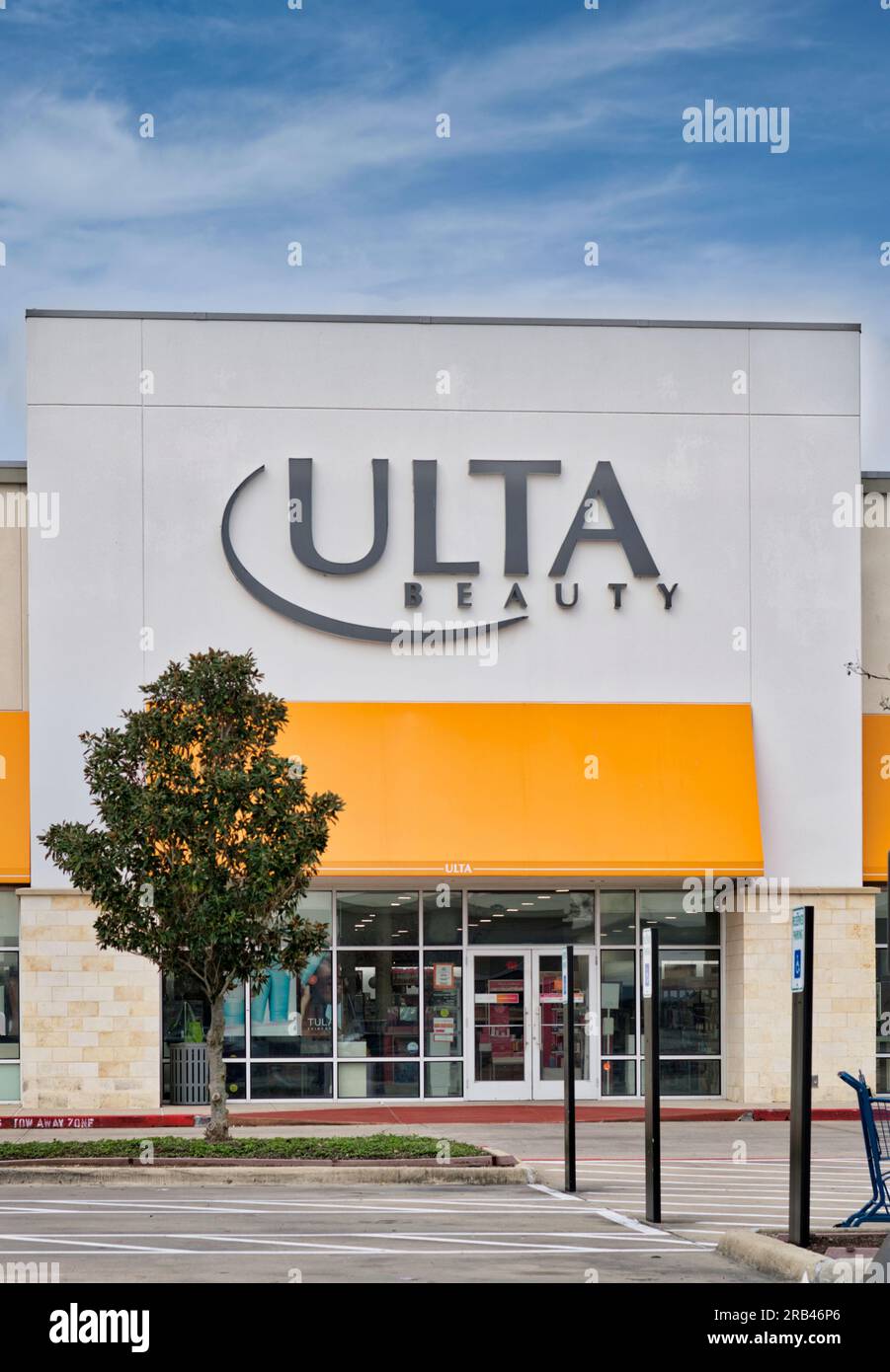 Houston, Texas USA 02262023 ULTA Beauty storefront exterior and