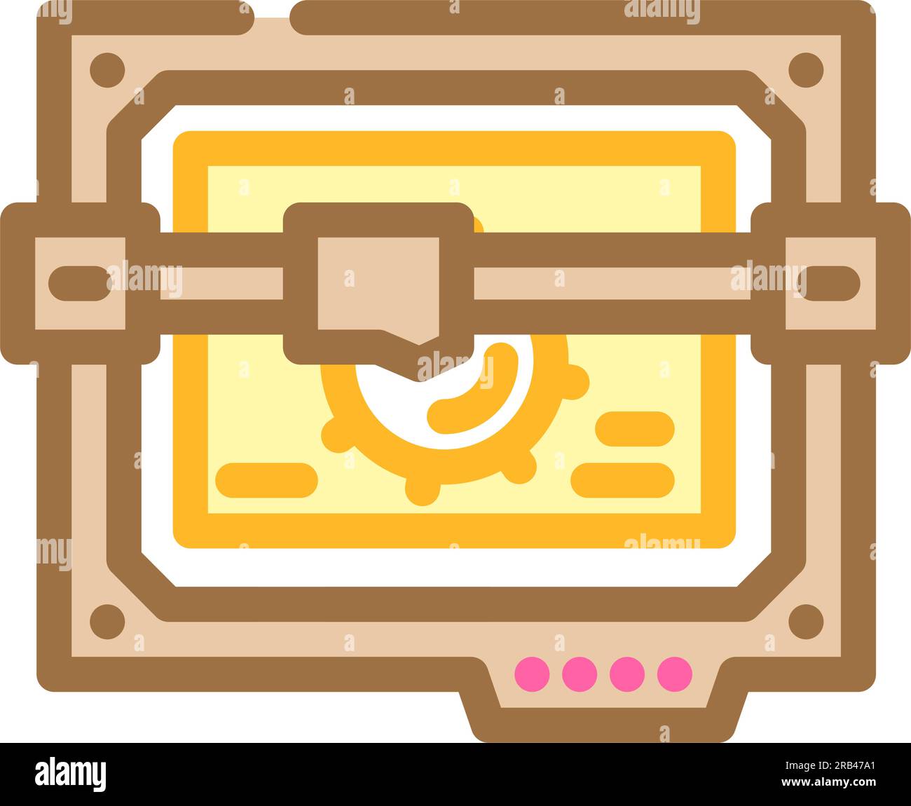 laser cutter tool work color icon vector illustration Stock Vector ...