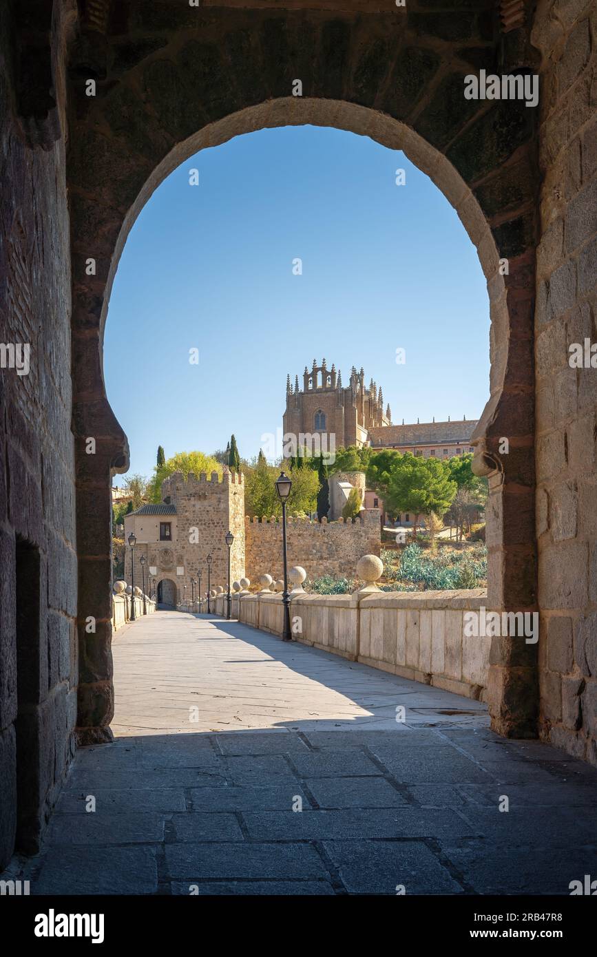 San Martin Bridge and Monastery of San Juan de los Reyes Toledo