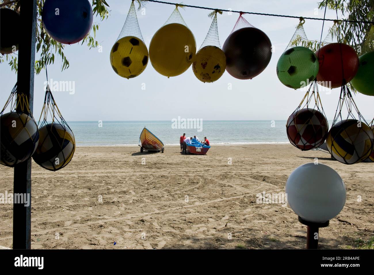 Iran, Caspian sea, boats Stock Photo - Alamy