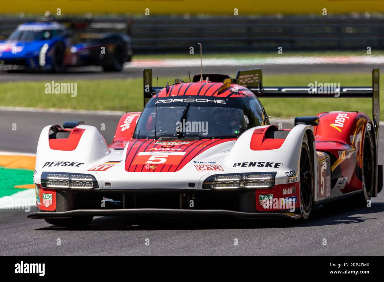 Monza, Italy. 07th July, 2023. PORSCHE PENSKE MOTORSPORT - Dane Cameron (USA), Michael Christensen (DNK), Frederic Makowiecki (FRA) - Porsche 963 Credit: Independent Photo Agency/Alamy Live News Stock Photo