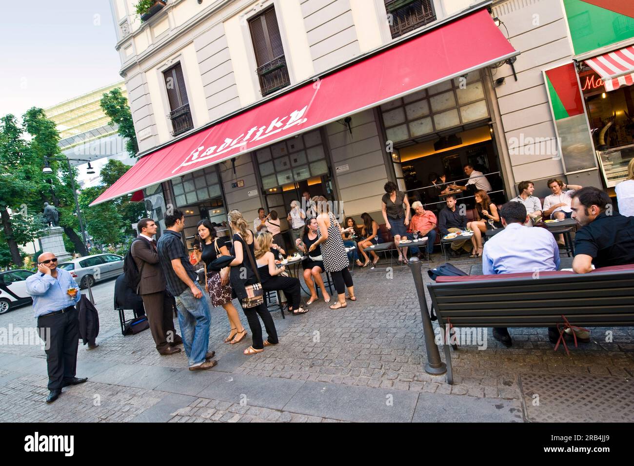Radetzky cafe. corso garibaldi. Milan. Lombardy. Italy Stock Photo