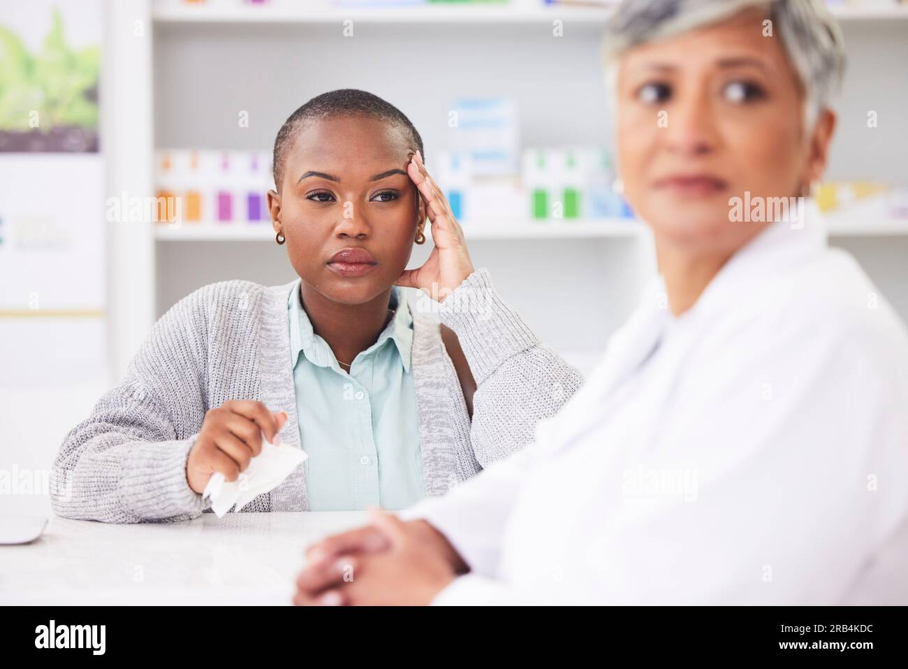 Pharmacy patient consultation hi-res stock photography and images - Alamy