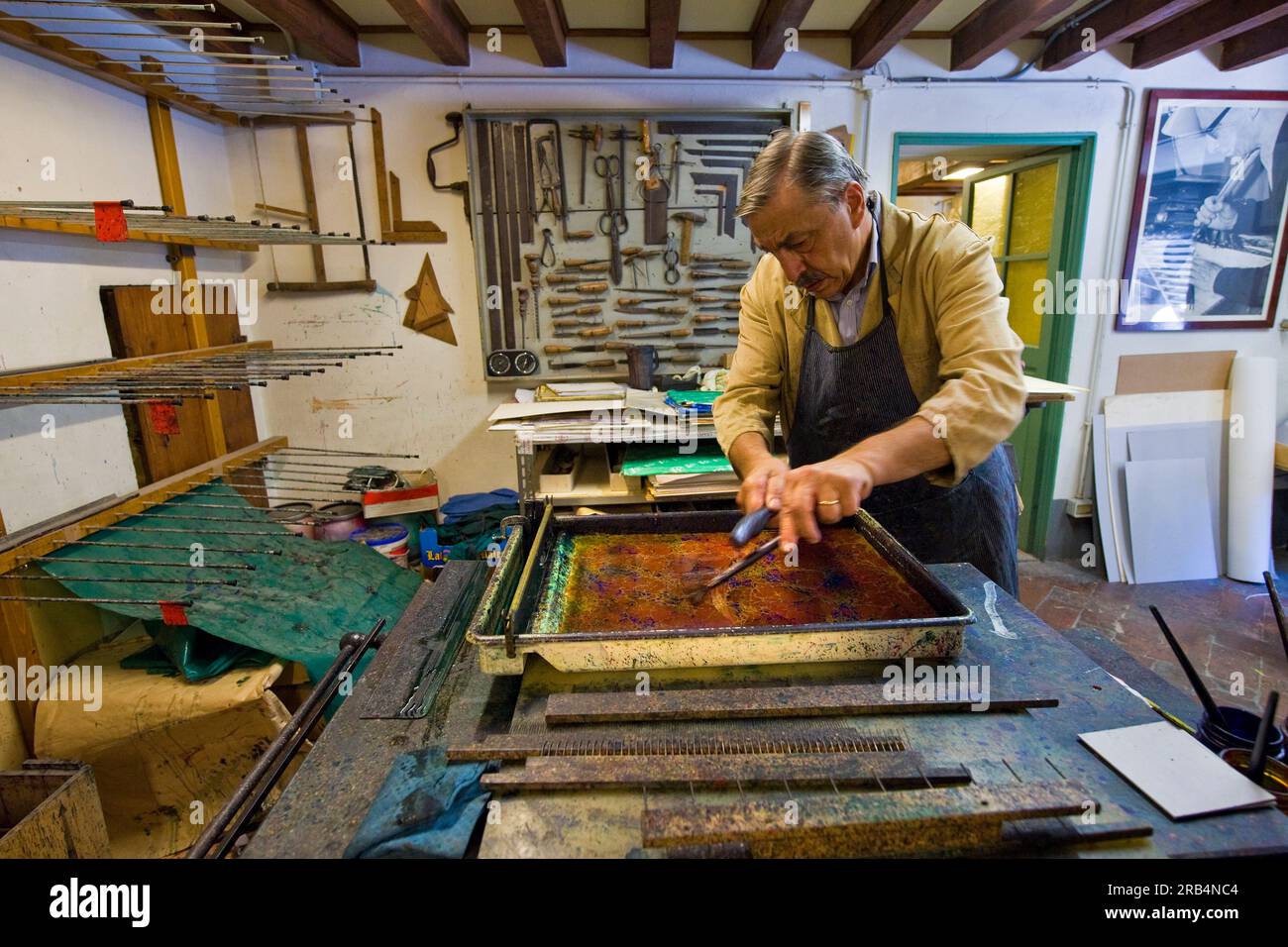 Giulio giannini. i giannini di firenze. bookbinder Stock Photo Alamy