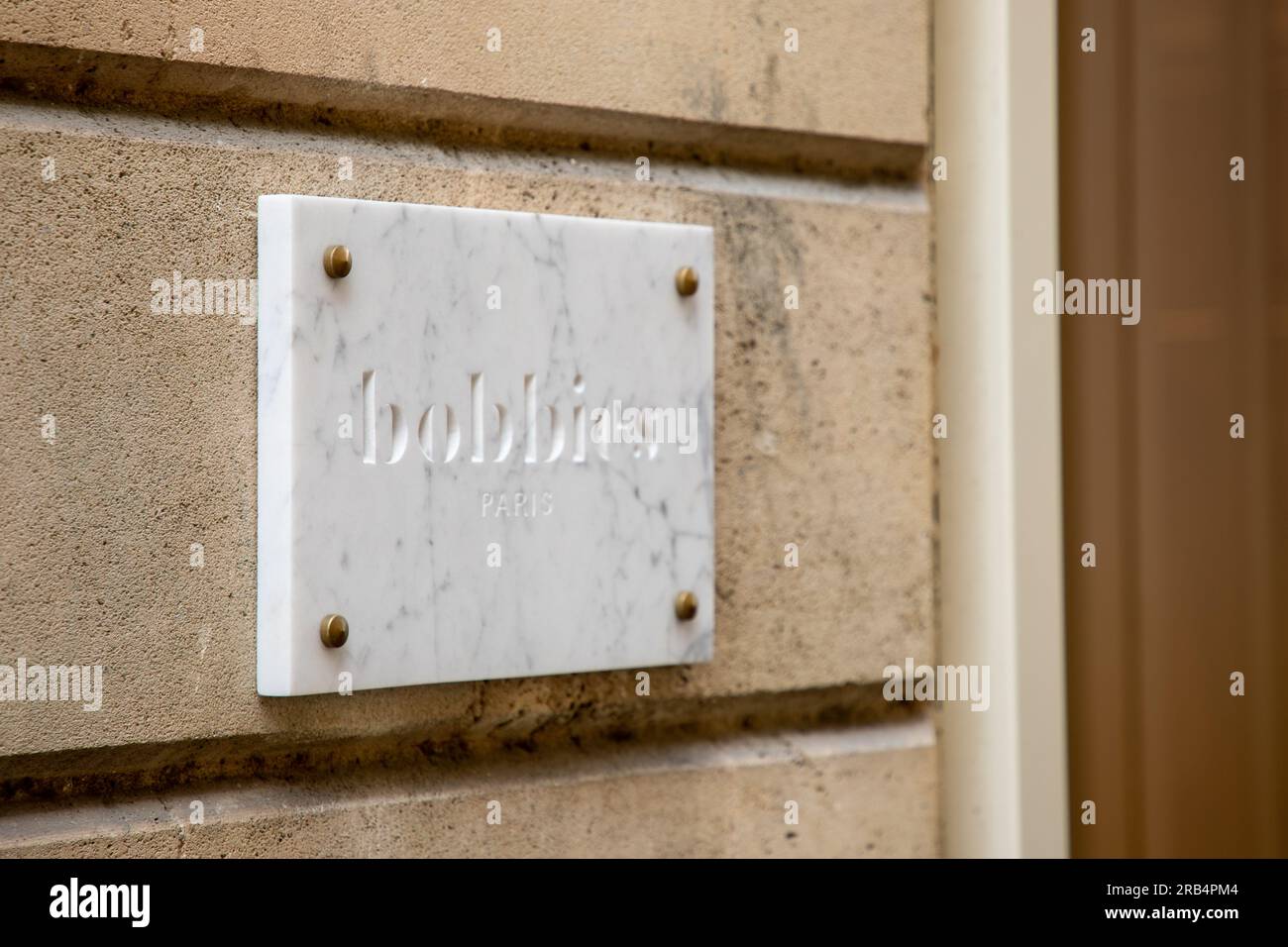 Bordeaux , Aquitaine France - 06 22 2023 : Bobbies paris shop sign logo and  text brand front entrance facade store clothing boutique facade fashion  Stock Photo - Alamy