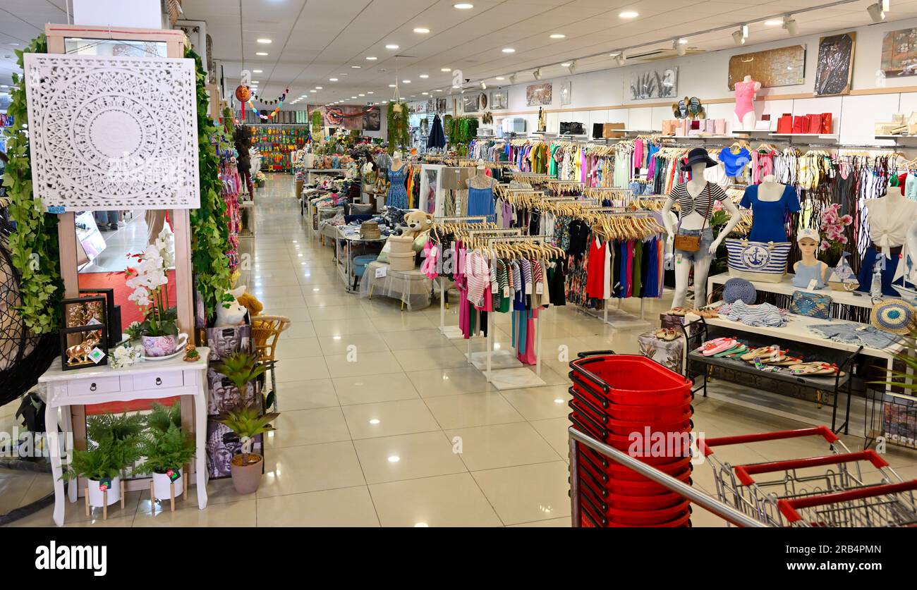 Inside Ideal” Chinese goods general store in small town of