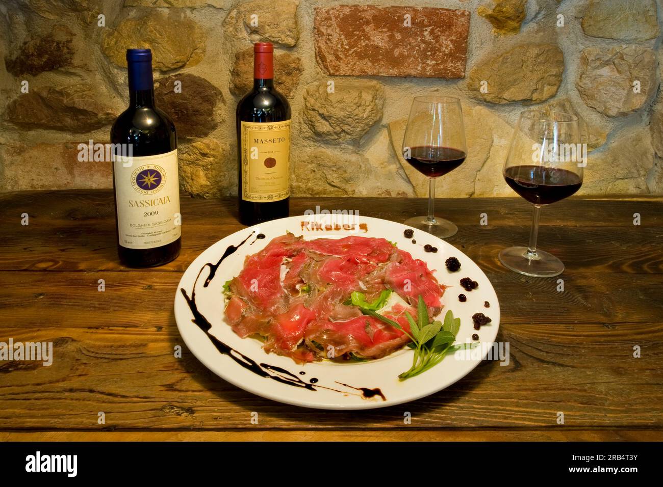 Carne salada Stock Photo