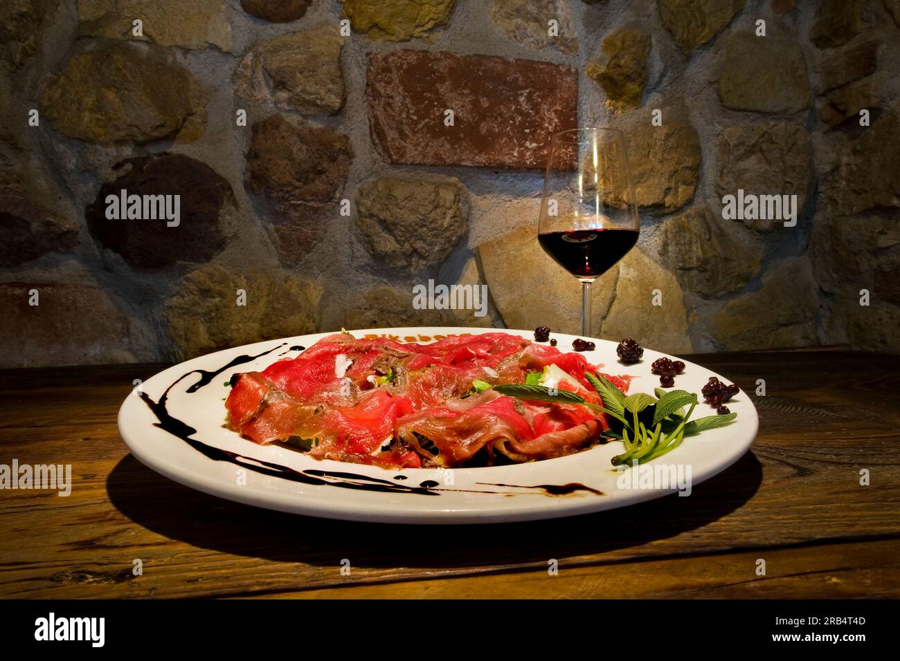 Carne salada Stock Photo