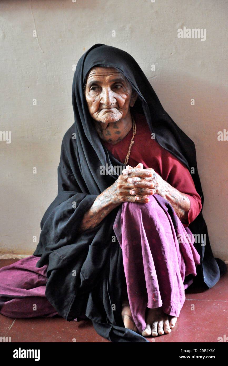 India. Gujarat. Dasada. woman Stock Photo