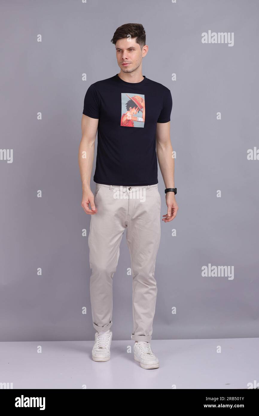Male model wearing hi-res stock photography and images - Alamy