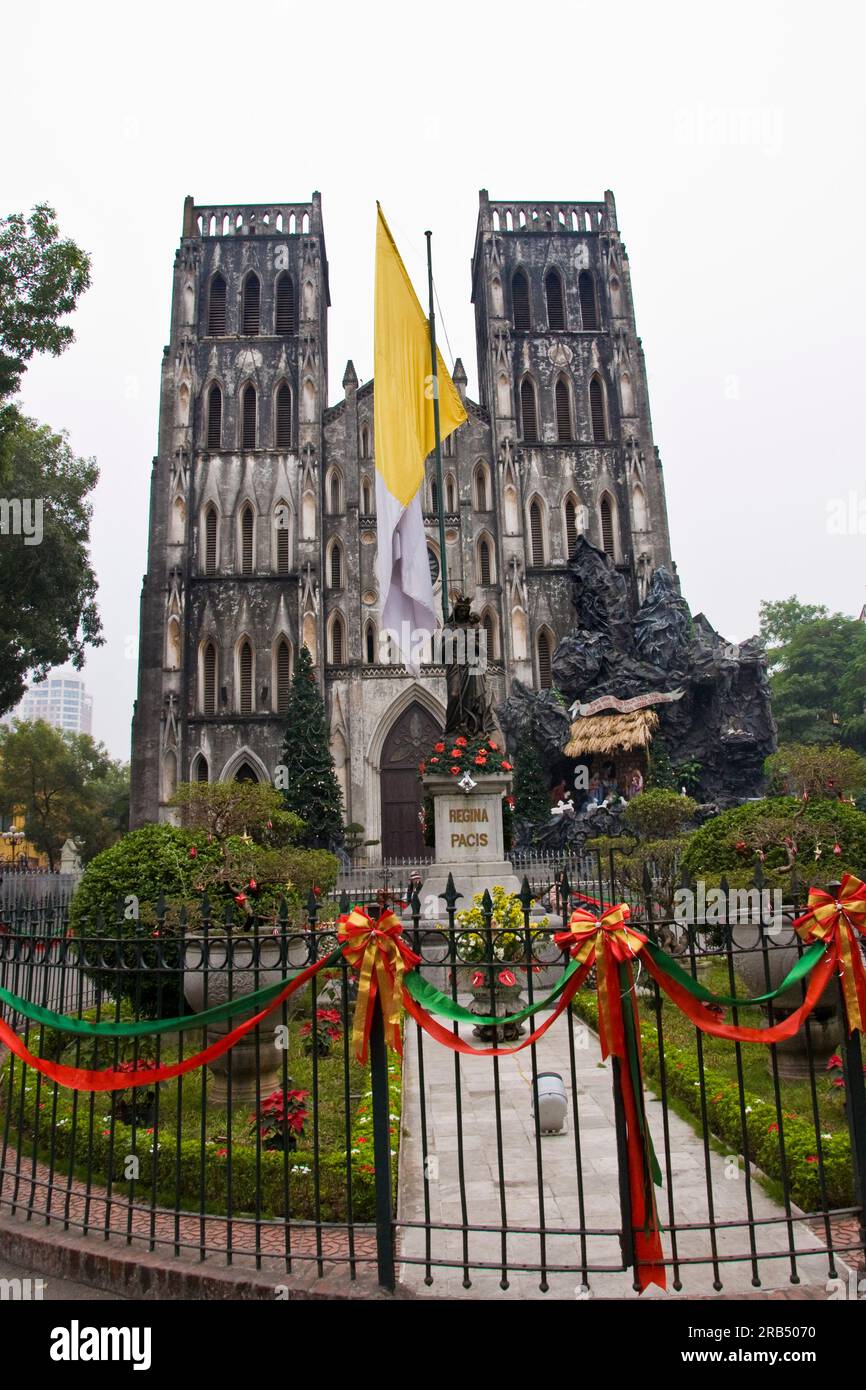 Nha Tho church. St. Joshep Cathedral. Hanoi. Vietnam Stock Photo Alamy