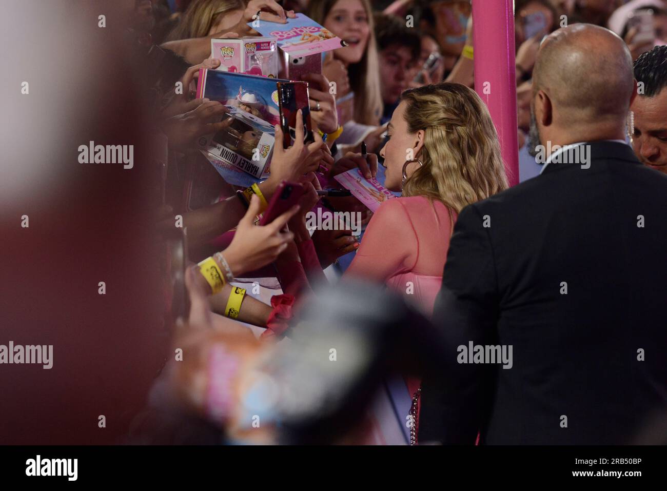 Milan, Italy. 18th July, 2023. Milan, Photocall preview of the film Barbie  - Elisa Maino Credit: Independent Photo Agency/Alamy Live News Stock Photo  - Alamy