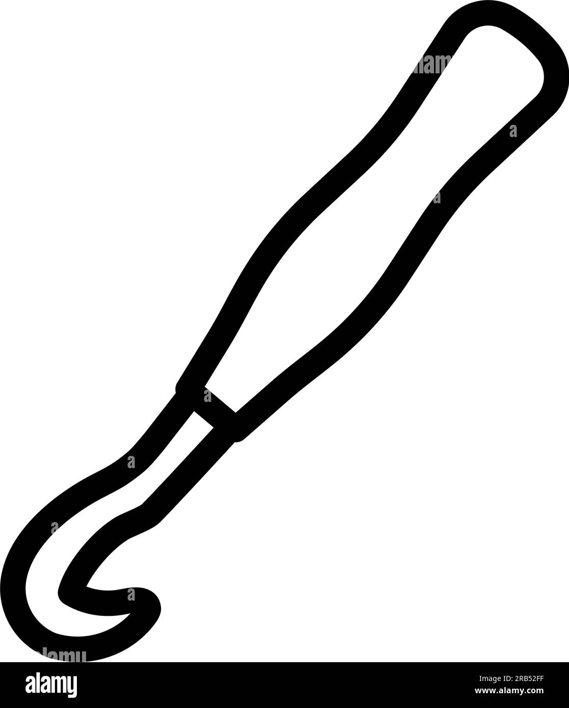 crochet hook knitting wool line icon vector illustration Stock Vector ...