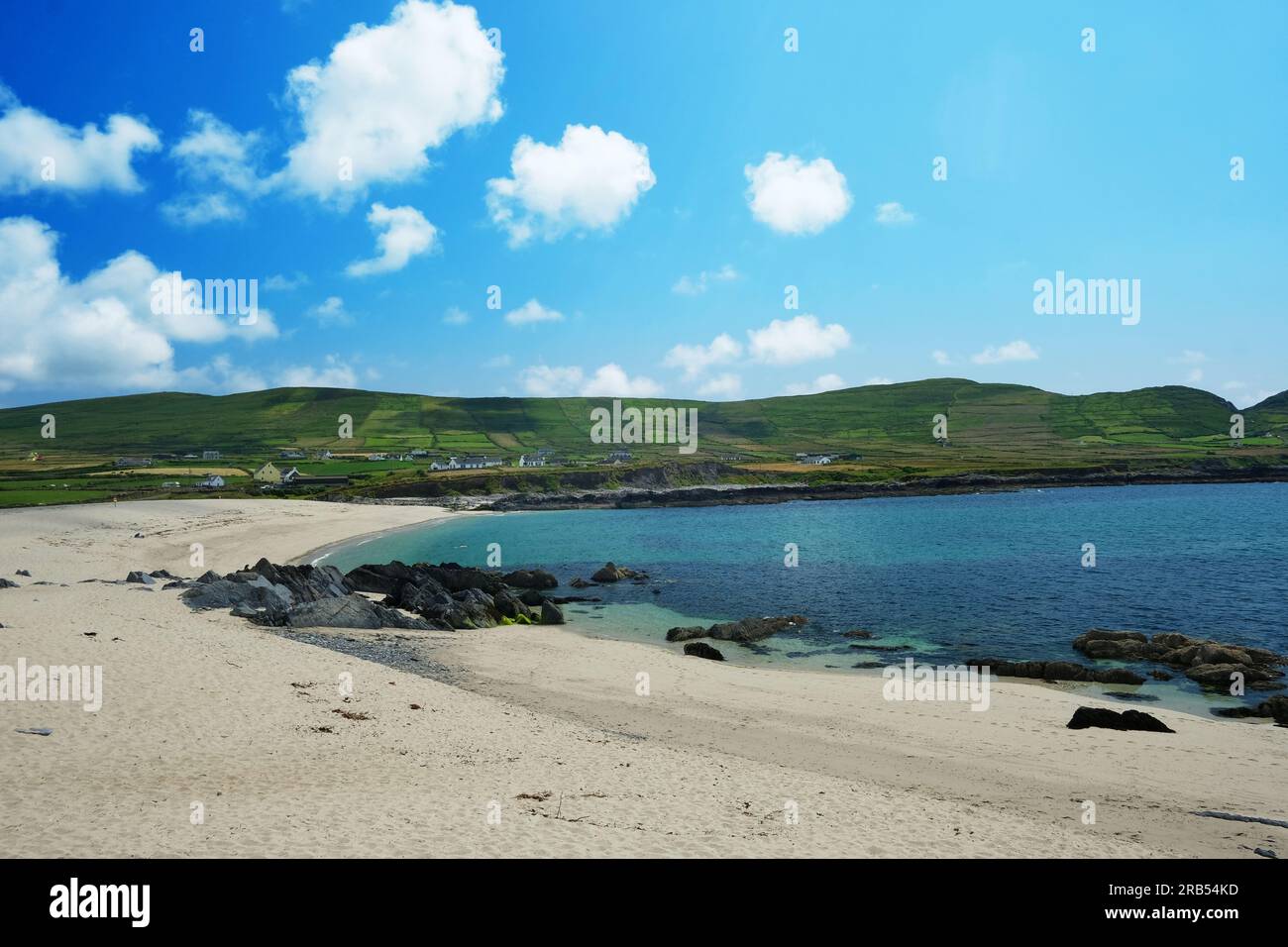 The beach at Ballydonegan, Allihies, County Cork, Ireland - John Gollop Stock Photo
