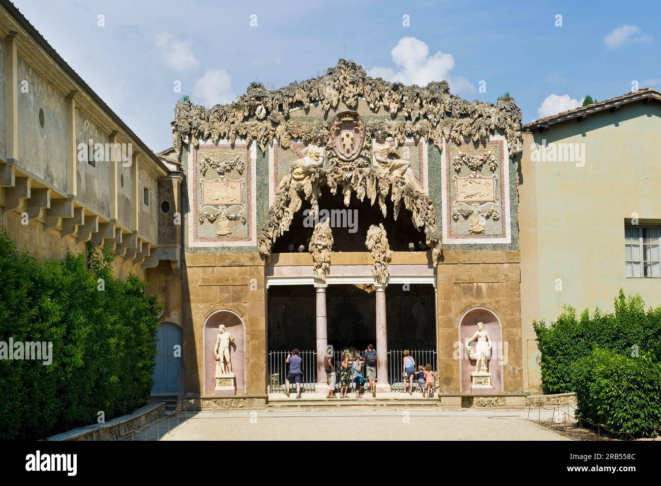 Grotta grande. giardino di boboli. Florence. Tuscany Stock Photo