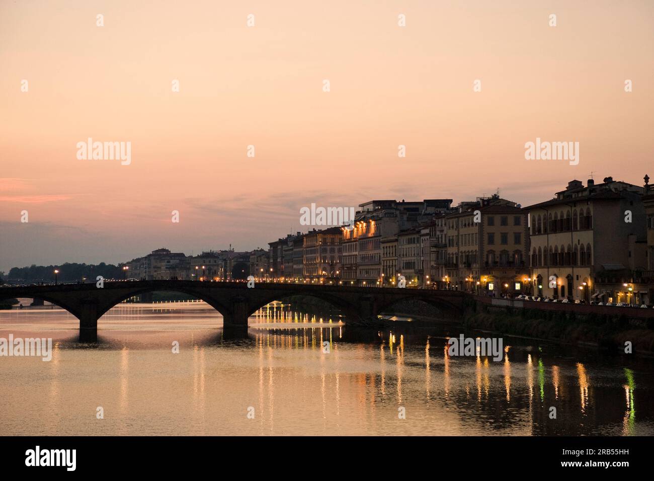 Ponte santa trinita. Florence. Tuscany Stock Photo