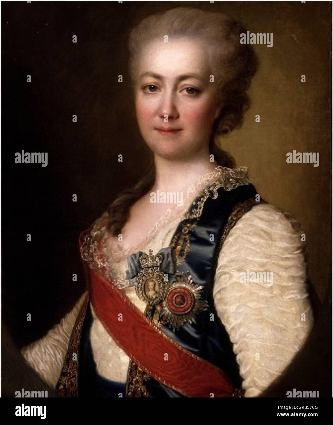Princess Vorontsova Dashkova 1784 by Dmitry Levitzky Stock Photo