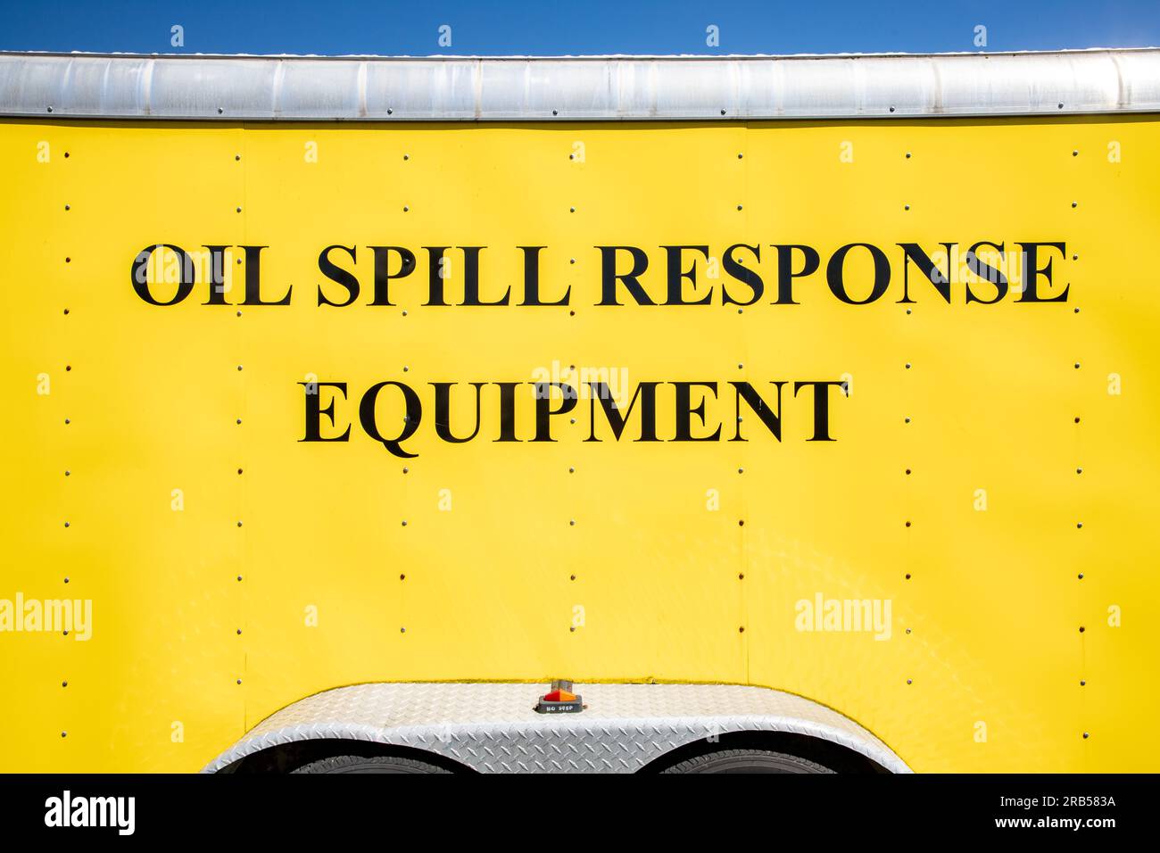 Anacortes WA USA May 12, 2023 Trailer used for oil spill response