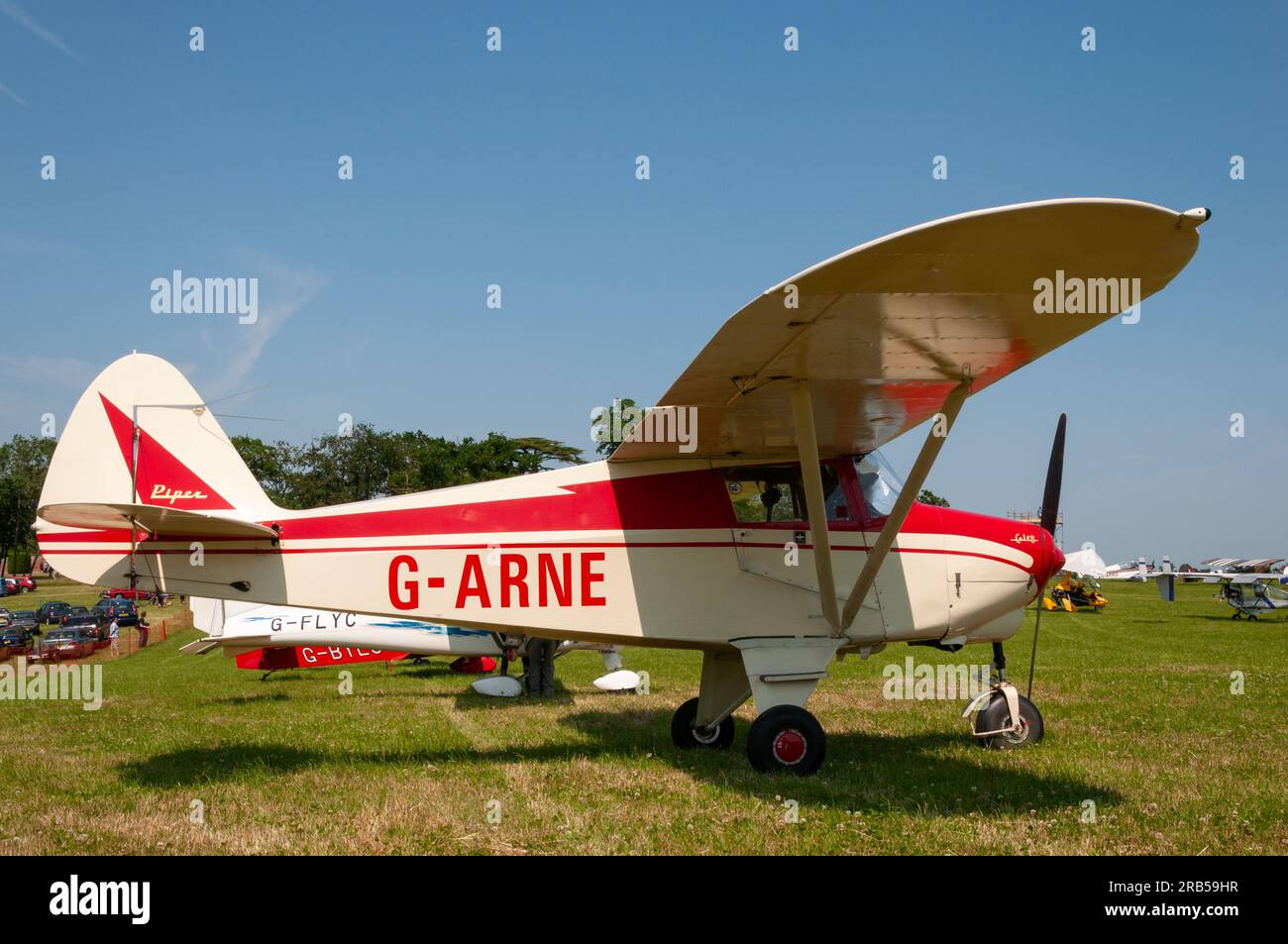 Piper PA22108 Colt GARNE plane on display at a wings and wheels