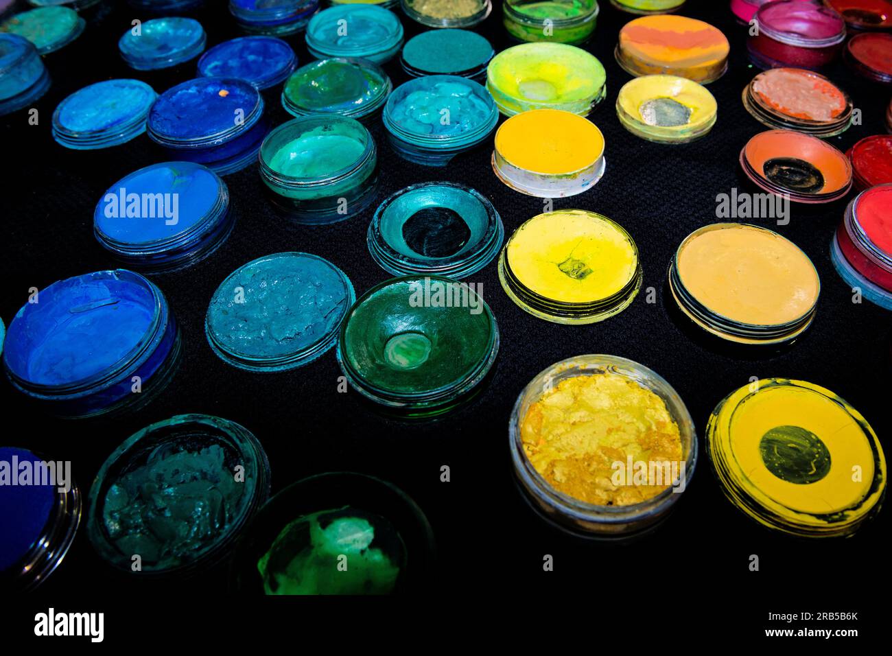 Colors for bodypainting Stock Photo