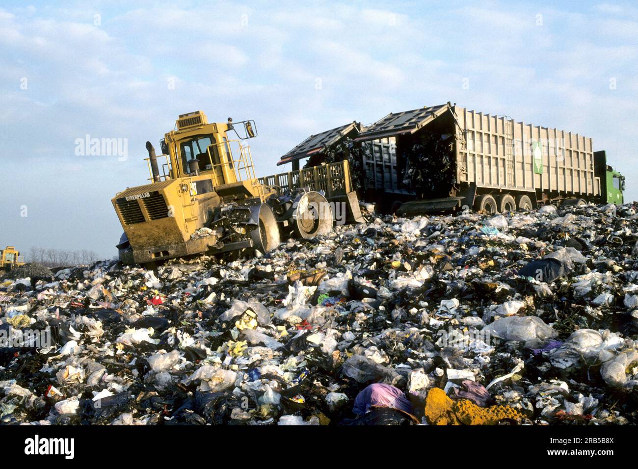 Dumping in Cerro Maggiore. Lombardia. Italy Stock Photo