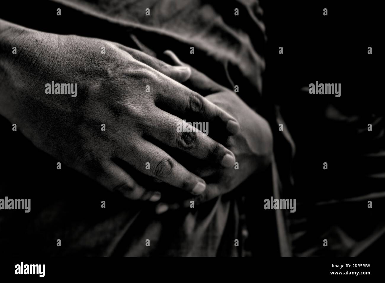 Hands. Asia Stock Photo
