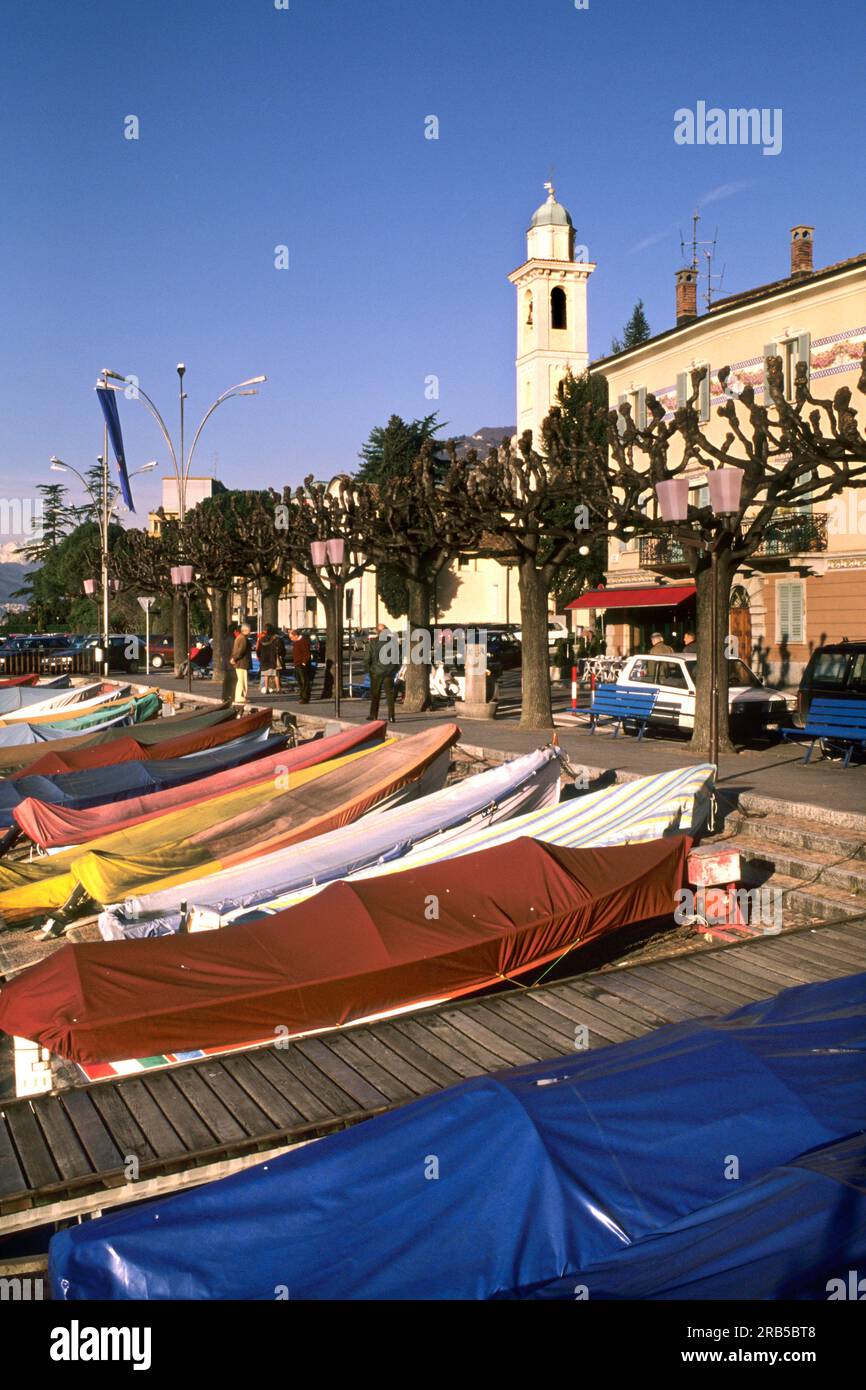 Europe. Italy. Lombardia. Campione D'italia Stock Photo