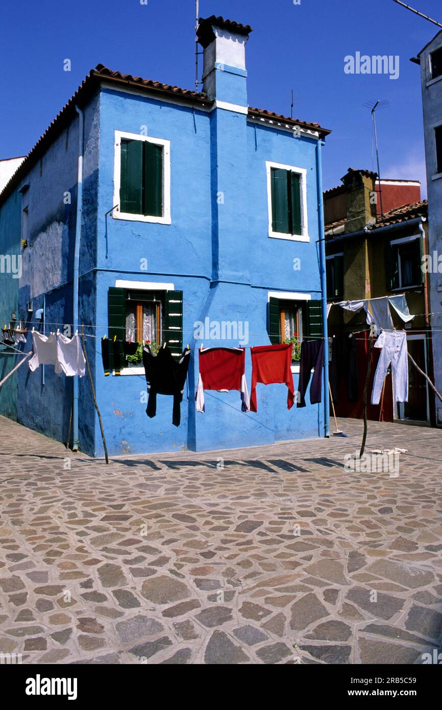 Burano. Veneto. Italy Stock Photo