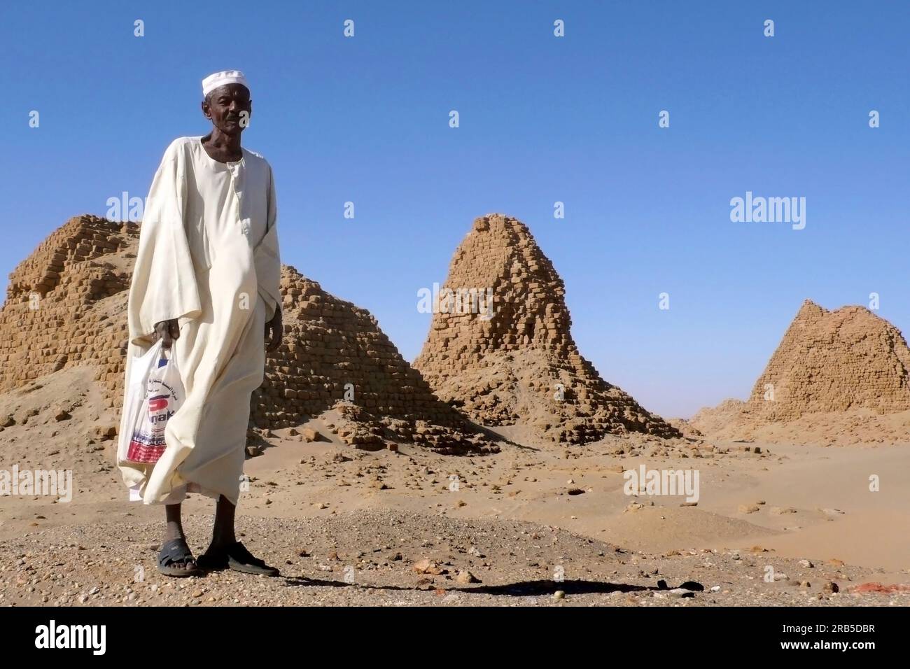 Nuri Necropolis. Nubia. Sudan. North Africa Stock Photo