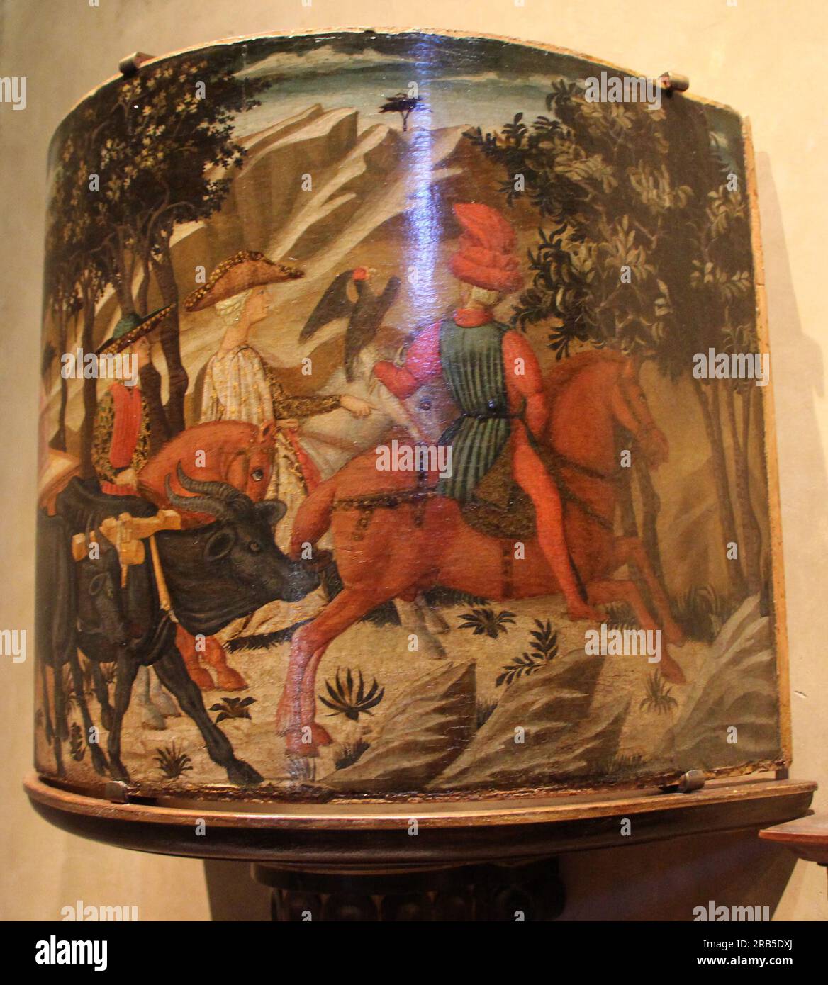 Trionfo della morte 1450 by Lo Scheggia Stock Photo - Alamy