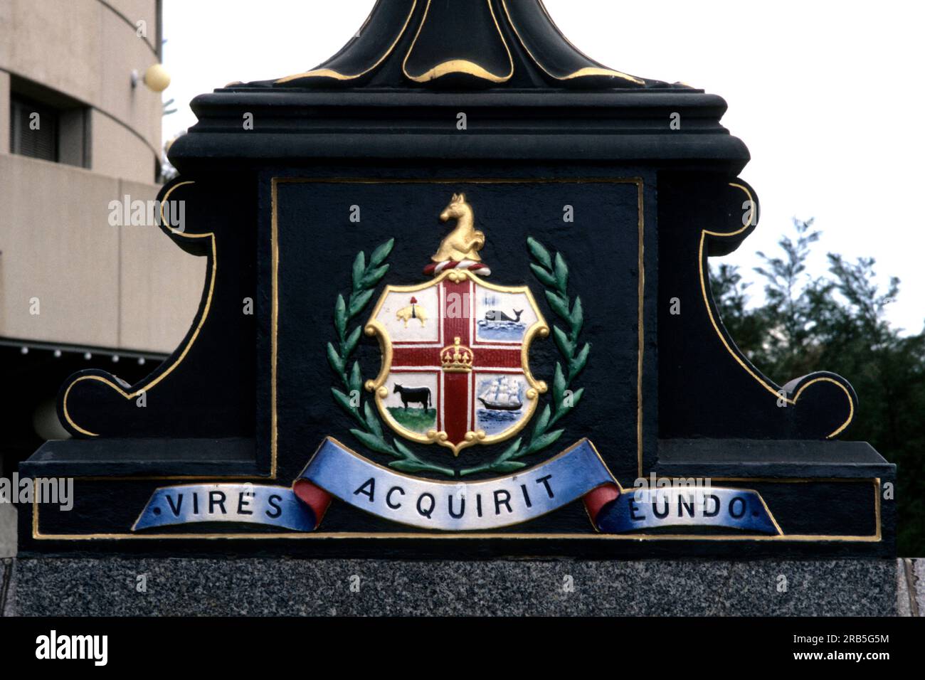 Vires Acquirit Eundo. Melbourne. Australia Stock Photo Alamy