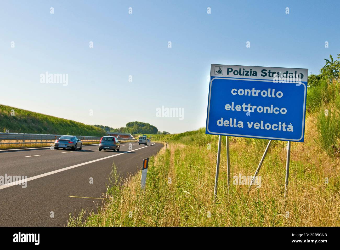 Traffic Police. Veicle Speed Sensor Stock Photo Alamy