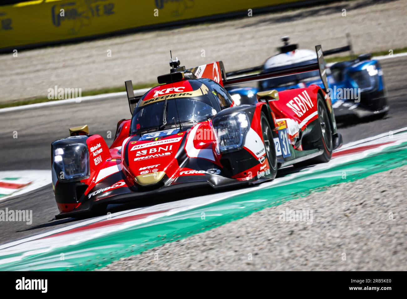 31 GELAEL Sean (idn), HABSBURG-LOTHRINGEN Ferdinand (aut), FRIJNS Robin (nld), Team WRT, Oreca 07 - Gibson, action during the 6 Hours of Monza 2023, 3rd round of the 2023 FIA World Endurance Championship, from July 7 to 9, 2023 on the Autodrome Nazionale di Monza, in Monza, Italy Credit: Independent Photo Agency Srl/Alamy Live News Stock Photo
