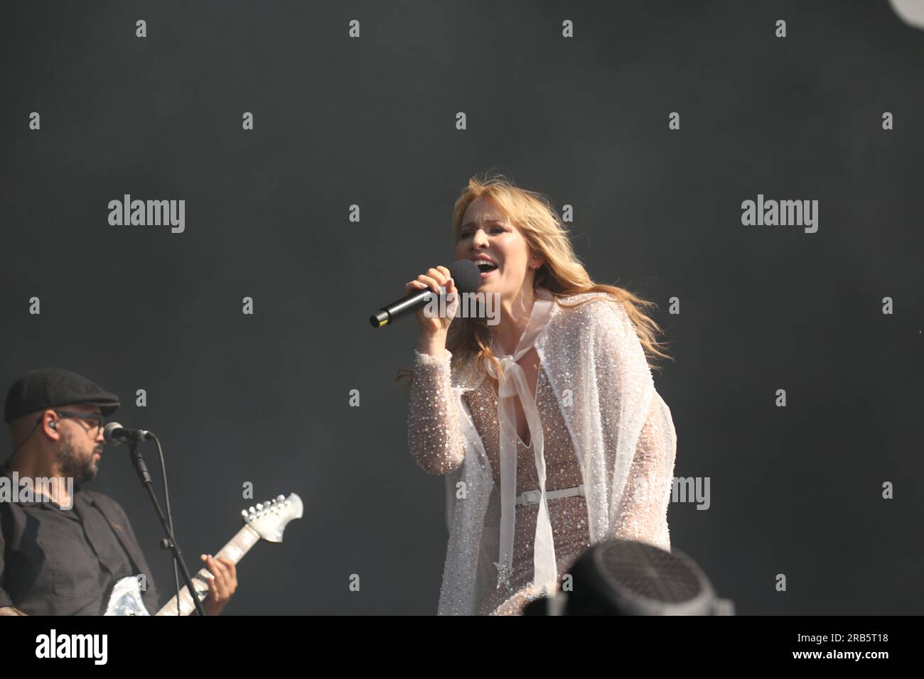 London, UK. 07th July, 2023. 7th July 2023 London UK Natasha Bedingfield at Day 7 of American Express Presents BST Hyde Park in London, United, Kingdom. Credit: glamourstock/Alamy Live News Stock Photo