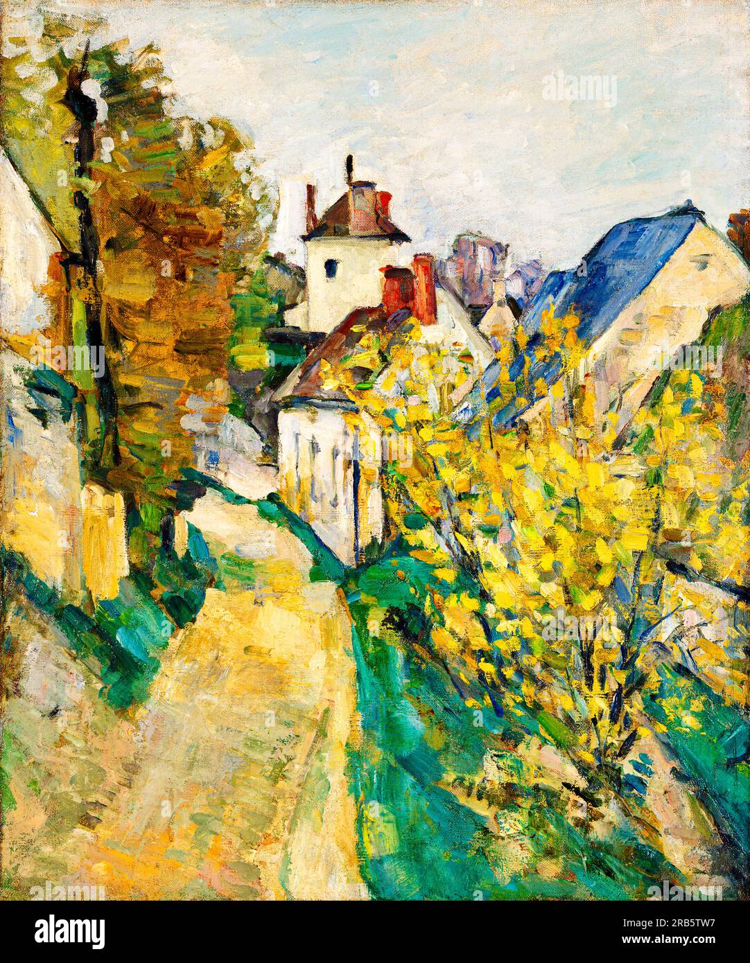 The House of Dr. Gachet in AuverssurOise by Paul Ceacute; zanne