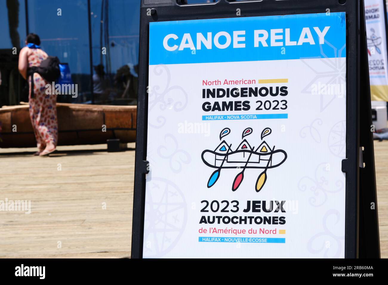 Halifax, Nova Scotia, Canada. July 7th, 2023. Kjipuktuk the last stage of the