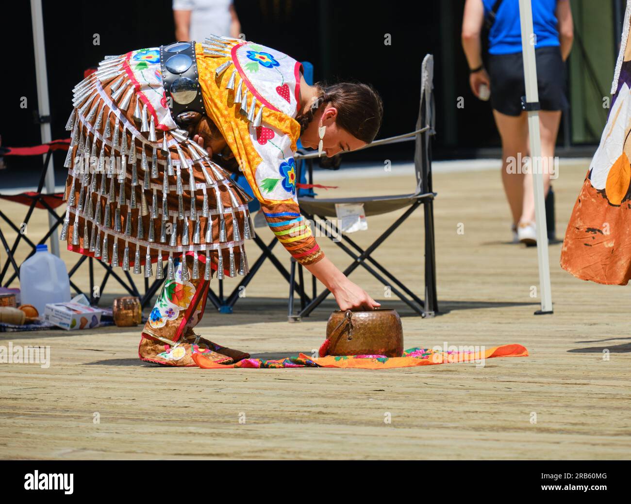 Halifax, Nova Scotia, Canada. July 7th, 2023. Water honouring ceremony