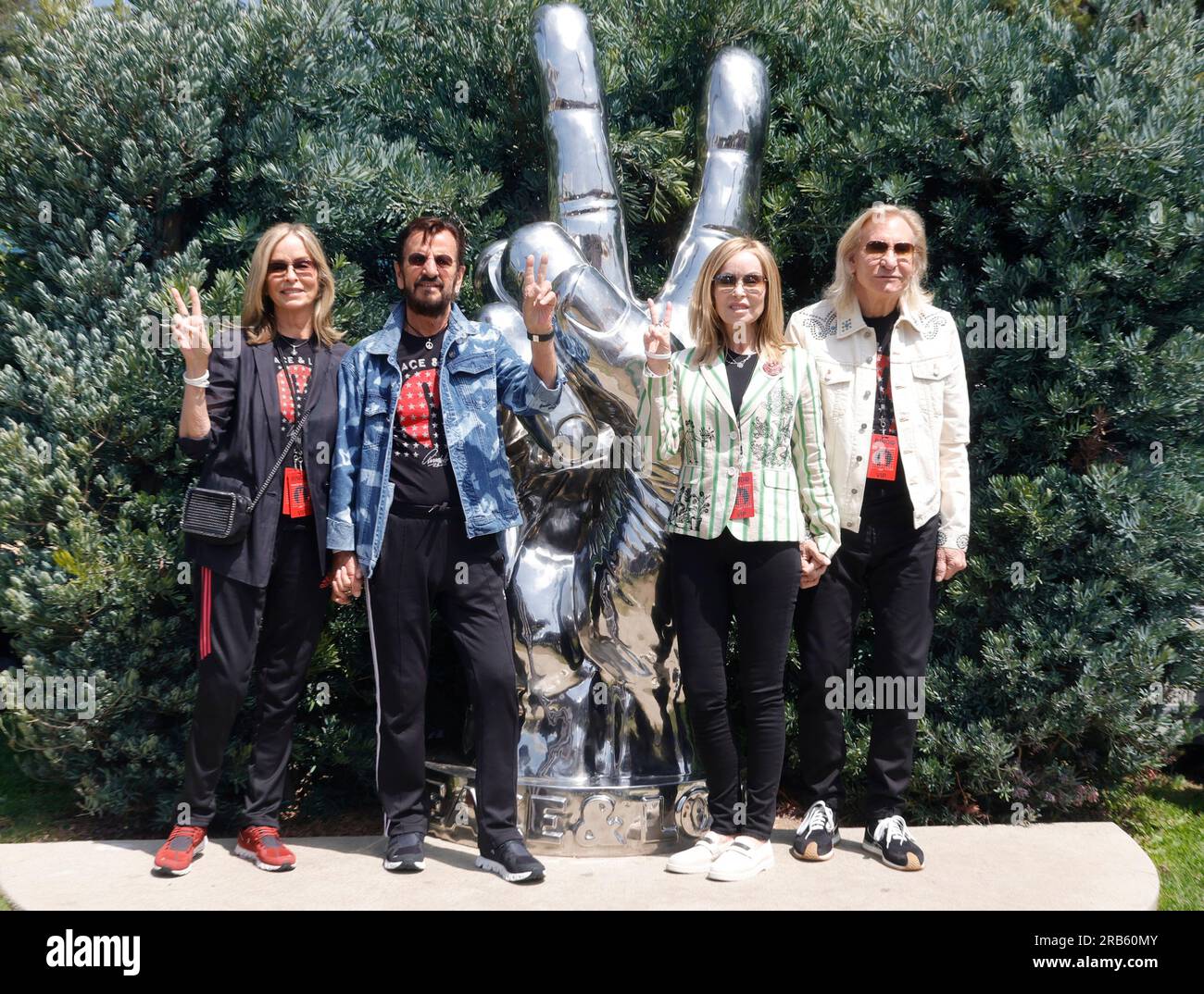 Beverly Hills, Ca. 7th July, 2023. Barbara Bach, Ringo Starr, Marjorie ...