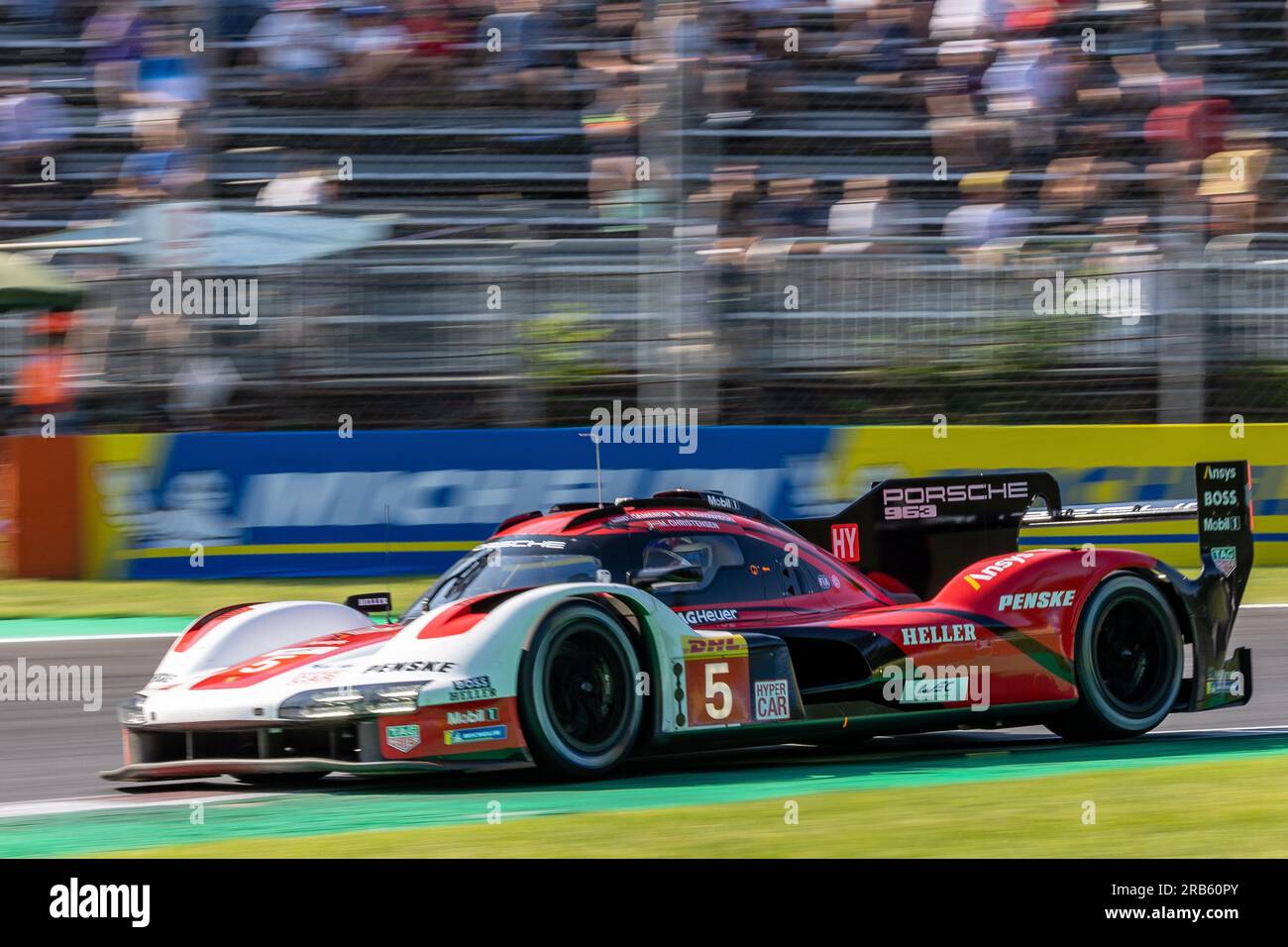 Monza, Italy. 07th July, 2023. PORSCHE PENSKE MOTORSPORT - Dane Cameron (USA), Michael Christensen (DNK), Frederic Makowiecki (FRA) - Porsche 963 Credit: Independent Photo Agency/Alamy Live News Stock Photo