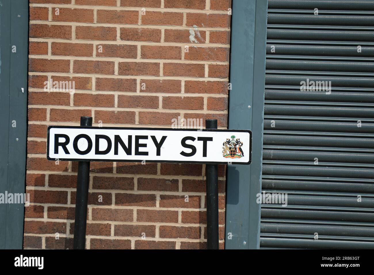 Rodney Street at Wigan in Greater Manchester Stock Photo