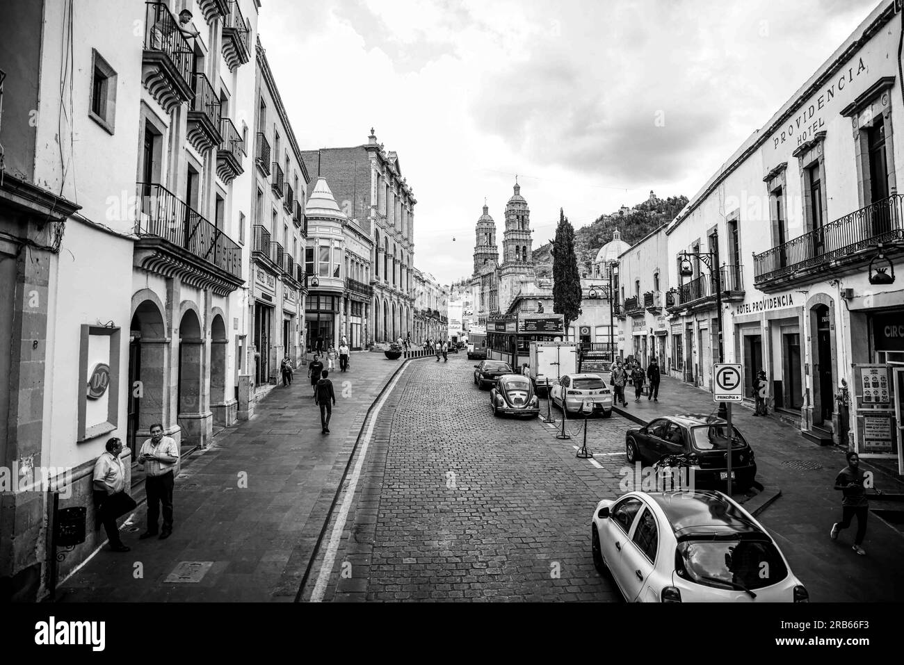 Zacatecas Mexico. Colonial zone of the capital city of the state of