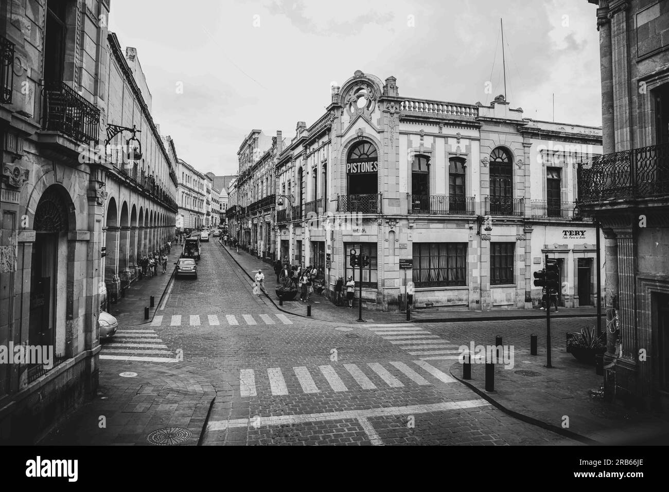 Zacatecas Mexico. Colonial zone of the capital city of the state of